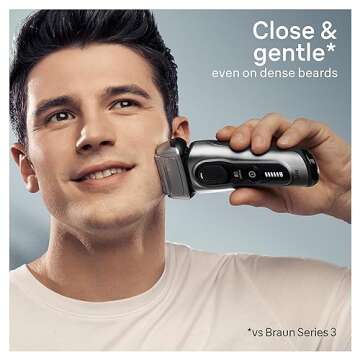 Braun Series 8 Electric Razor for Men with Precision Trimmer