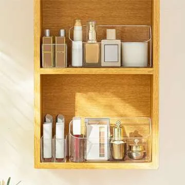 Elegant SUNFICON Makeup Tray Organizer for Cosmetics