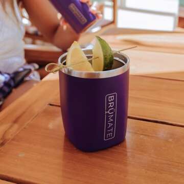 BrüMate Rocks 12oz Insulated Leak-Proof Cocktail Tumbler