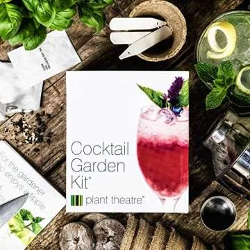 Cocktail Garden Kit - 6 Varieties to Grow - Great Gift for the Gardener who Enjoys a Cocktail!