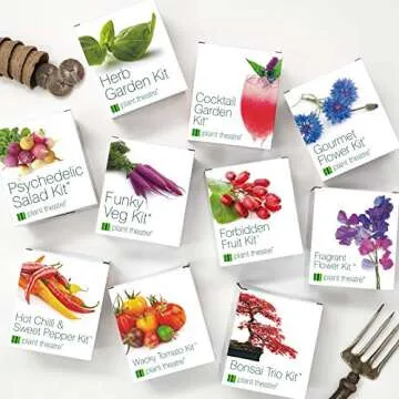 Cocktail Garden Kit - 6 Varieties to Grow - Great Gift for the Gardener who Enjoys a Cocktail!