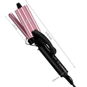 Farery 3 Barrel Curling Iron for Effortless Beach Waves