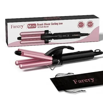 Farery 3 Barrel Curling Iron for Effortless Beach Waves