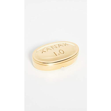 Stylish Jonathan Adler Brass Pill Box for Elegant Gifting Ken Ring
