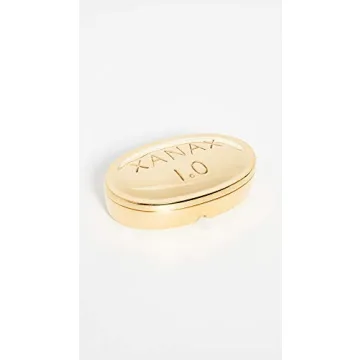 Stylish Jonathan Adler Brass Pill Box for Elegant Gifting Ken Ring
