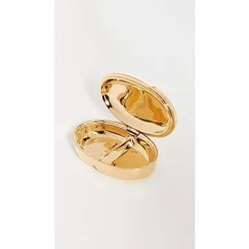 Stylish Jonathan Adler Brass Pill Box for Elegant Gifting Ken Ring