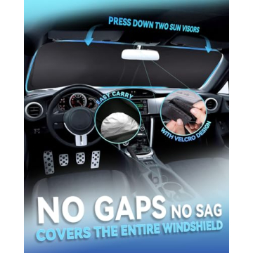 Custom Sun Shade for 2020-2025 Toyota Corolla Windshield