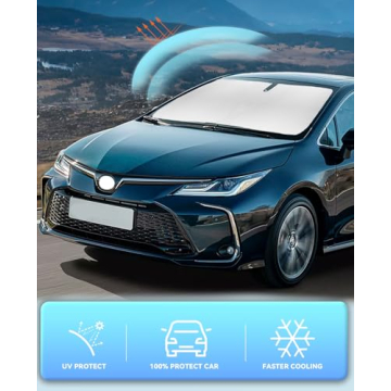 Custom Sun Shade for 2020-2025 Toyota Corolla Windshield