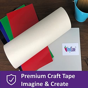 Vinyl Ease 12" x 100ft Paper Transfer Tape for Vinyl Projects