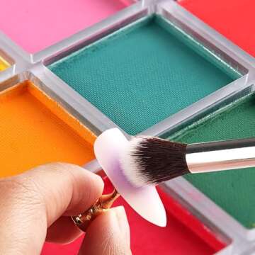 FSpronail 9 Color Nail Pigment Palette for Beginners