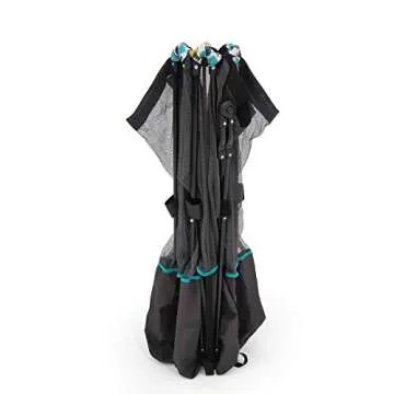 Pamo Babe Portable Baby Playpen, Outdoor Playard Playpen for Babies Indoor and Outdoor Use, Easy and Compact Fold with Carrying Case (Grey)