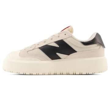 New Balance Women's Ct302, Moonbeam Black, 9.5