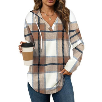 Long Sleeve Shirts for Womens Tops Fall 2024 Trendy Ladies Sweaters Tunics Halloween Sweatshirt Comf...