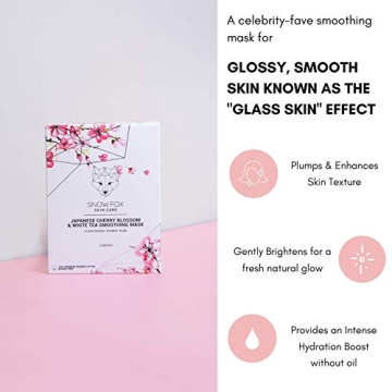Snow Fox Cherry Blossom & White Tea Face Mask Pack