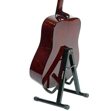 ChromaCast Folding A-Frame Guitar Stand for All Guitars