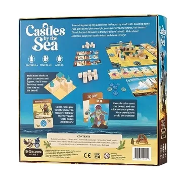 Castles by The Sea Board Game - Strategy Fun for All Ages