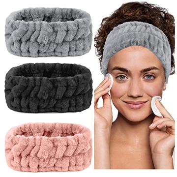 LAPOHI Microfiber Hair Headbands for Skincare and Makeup