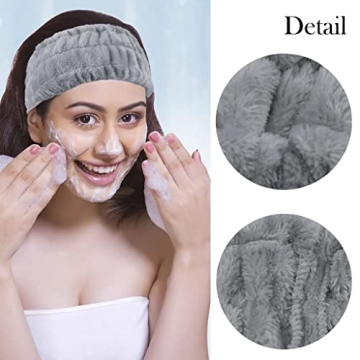 LAPOHI Microfiber Hair Headbands for Skincare and Makeup