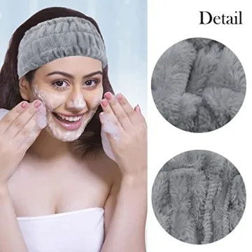 LAPOHI Microfiber Hair Headbands for Skincare and Makeup