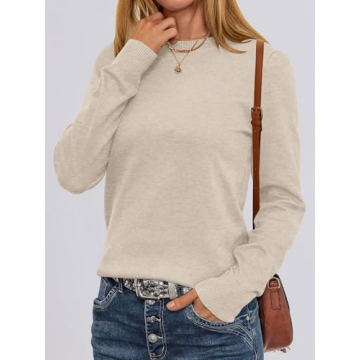 ANRABESS Women's Classic Fall Pullover Sweater - Soft & Cozy