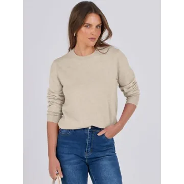 ANRABESS Women's Classic Fall Pullover Sweater - Soft & Cozy