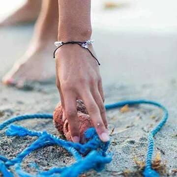 Eco-Friendly Shark Beaded Bracelet Adjustable Fashion Accessory