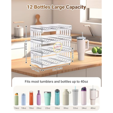 Gracenal Water Bottle Organizer for Stanley Tumblers 4-Pack