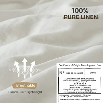 Simple&Opulence Linen Duvet Cover Set - Breathable Elegance