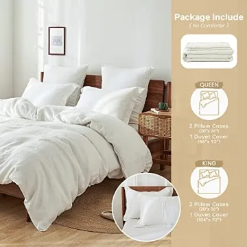 Simple&Opulence Linen Duvet Cover Set - Breathable Elegance