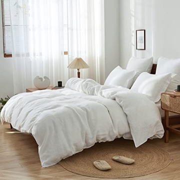 Simple&Opulence Linen Duvet Cover Set - Breathable Elegance