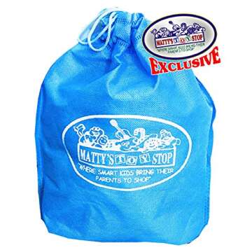 Deluxe Chinese Jump Rope Complete Gift Set Bundle with Bonus Matty's Toy Stop Storage Bag - 4 Pack