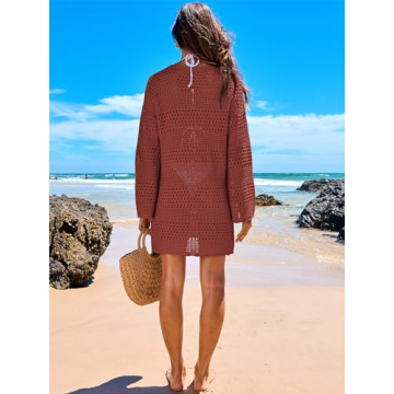 Stylish ANRABESS Crochet Swim Cover Up for Summer 2024