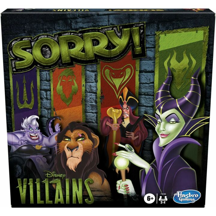 Disney Villains Sorry! Board Game for Kids 6+