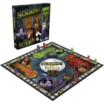 Disney Villains Sorry! Board Game for Kids 6+