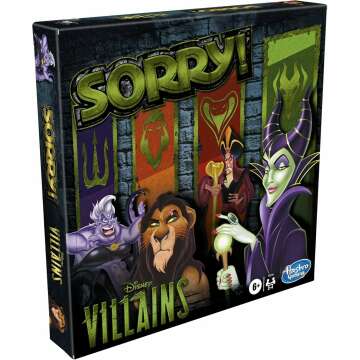 Disney Villains Sorry! Board Game for Kids 6+
