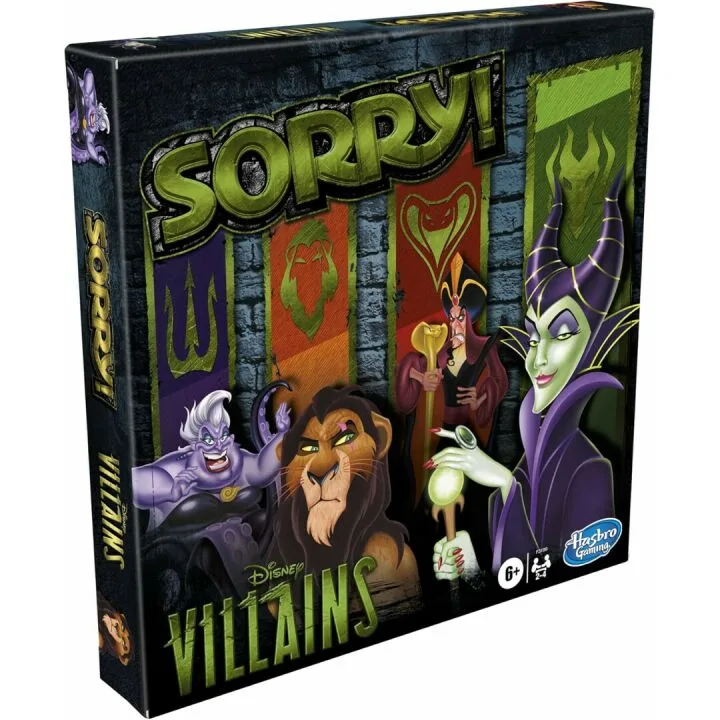 Disney Villains Sorry! Board Game for Kids 6+