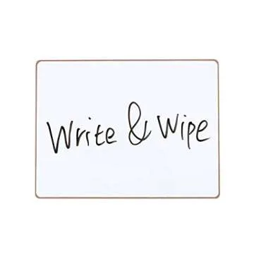 Magnetic Dry Erase White Boards - Lapboards for Students (5 Pack, 12 X 9 Inches)