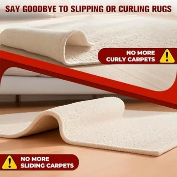 12PC Carpet Tape Non-Slip Heavy Duty Rug Adhesive