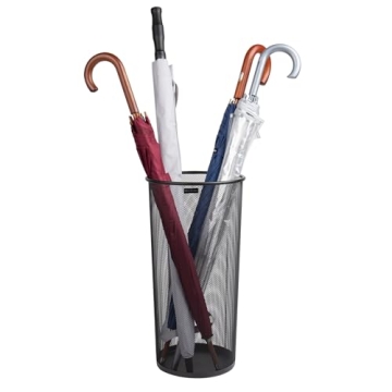 Mind Reader Black Umbrella Stand for Stylish Homes