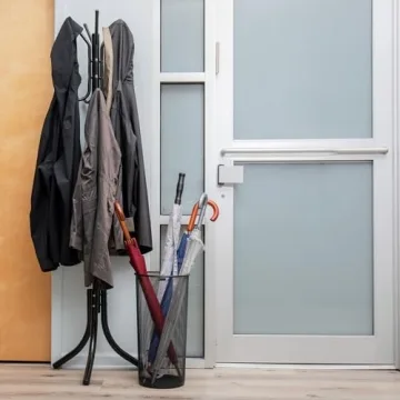 Mind Reader Black Umbrella Stand for Stylish Homes