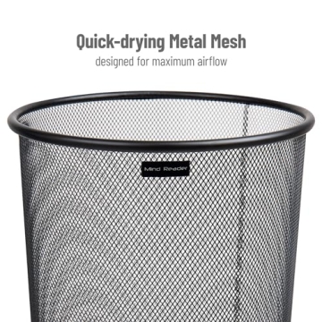 Mind Reader Black Umbrella Stand for Stylish Homes