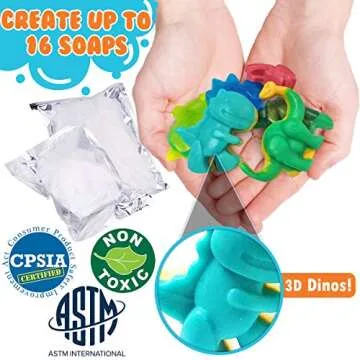 Dinonano Soap Making Kit - DIY Science for Kids 6-12