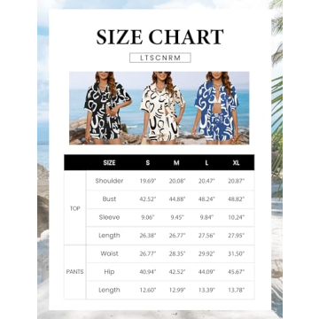 Stylish LTSCNRM Women’s 2 Piece Summer Outfit Set