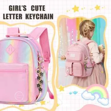 XGALBLA Black Cute Initial Letter J Keychain for Women