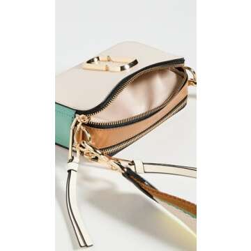 Marc Jacobs Women's The Colorblock Snapshot, Tapioca Multi, One Size