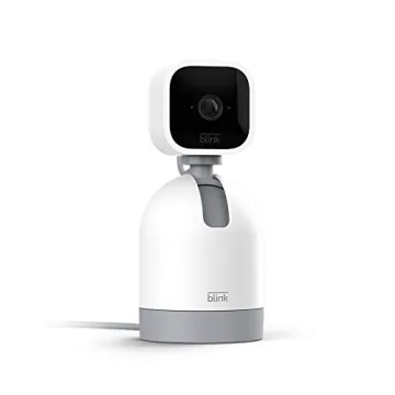 Blink Mini Pan-Tilt Camera with HD Video and Alexa Integration for Smart Home Security