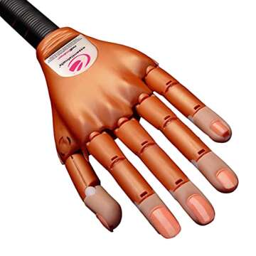 Essential Nails Nail Trainer® Practice Hand INCLUDES 6 Hour On-Line Competition Level Nail Art Tuit...