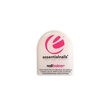 Essential Nails Nail Trainer® Practice Hand INCLUDES 6 Hour On-Line Competition Level Nail Art Tuition By A Champion Nail Artist, Nail Extensions, Nail Art Manicure Training Hand &100 Practice Nails