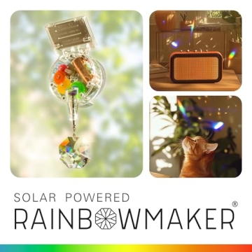 Kikkerland Solar Powered Rainbow Maker - Unique Home Decor