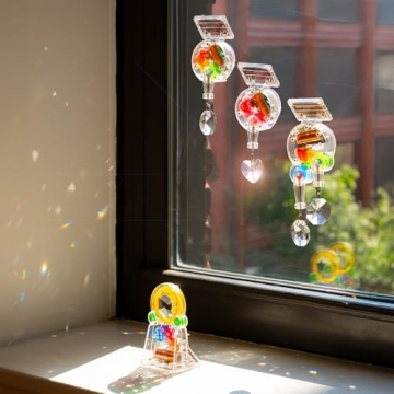 Kikkerland Solar Powered Rainbow Maker - Unique Home Decor
